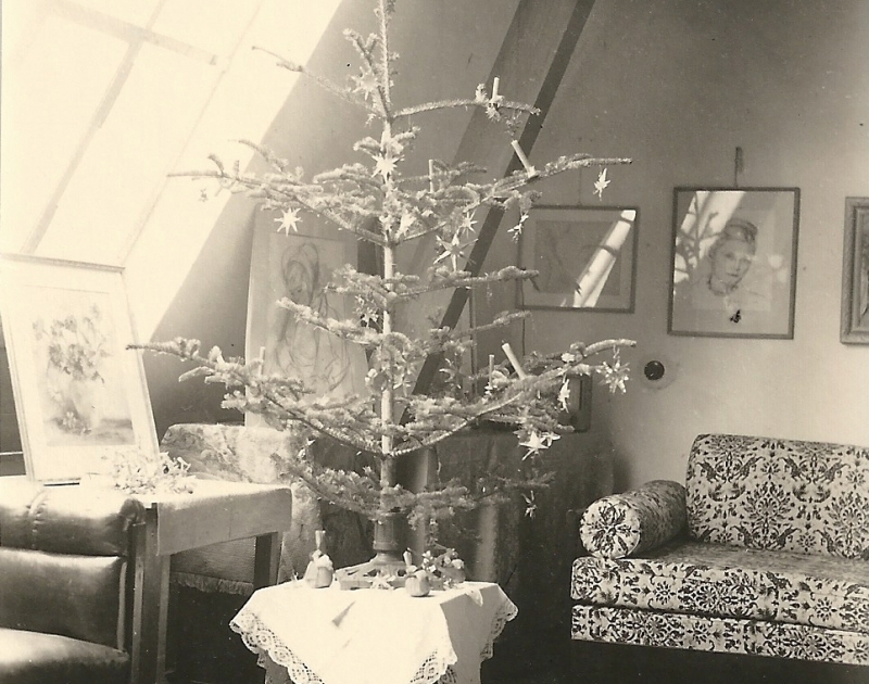 Advent im Atelier 1949